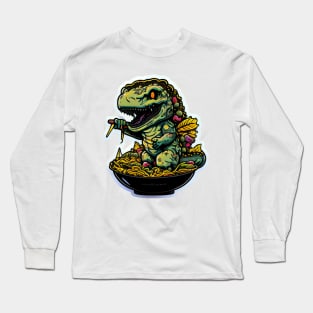 Ramen Agumon Long Sleeve T-Shirt